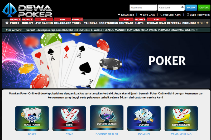 Dewapoker | Situs Live Casino Dengan Provider Game Terbaik