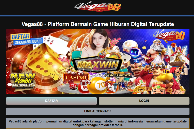 Vegas88 – Agen Poker Dan Slots Terupdate 2025