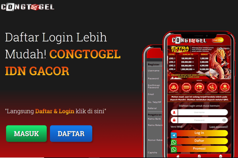 Congtogel – Website Judi Online Paling Sangat Terpercaya